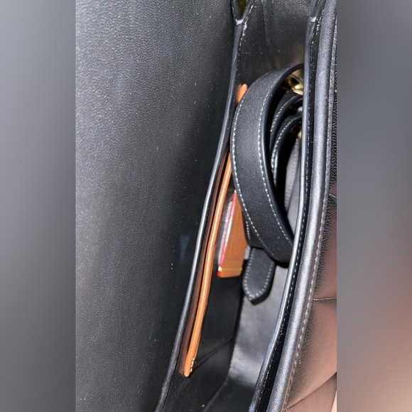 Coach Black Quilted Studio Nappa Leather Shoulder Bag & Cherry Charm - Picture 6 of 11